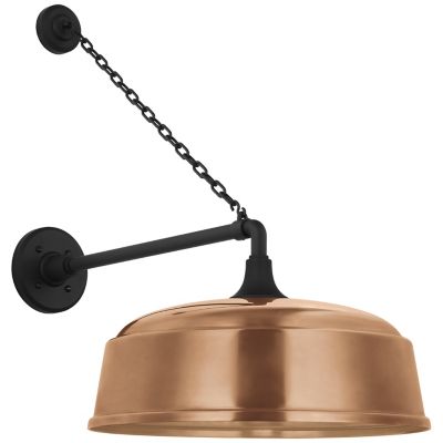 Academy Anchored Mack Rockhouse Outdoor Wall Sconce