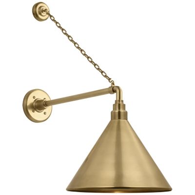 Academy Anchored Conical Savannah Outdoor Wall Sconce