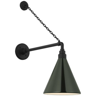 Academy Anchored Conical Savannah Outdoor Wall Sconce