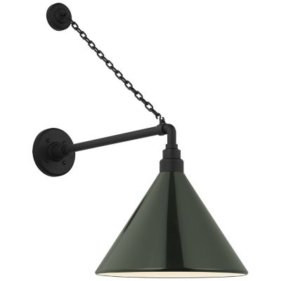 Academy Anchored Conical Savannah Outdoor Wall Sconce