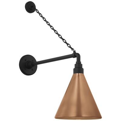 Academy Anchored Conical Savannah Outdoor Wall Sconce
