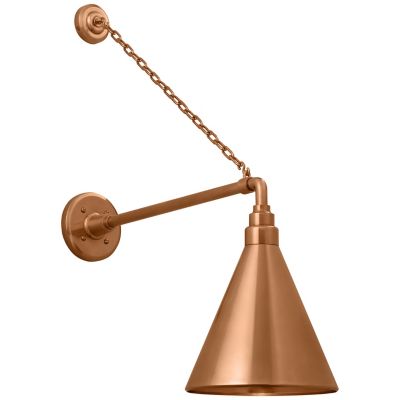 Academy Anchored Conical Savannah Outdoor Wall Sconce