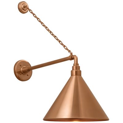 Academy Anchored Conical Savannah Outdoor Wall Sconce