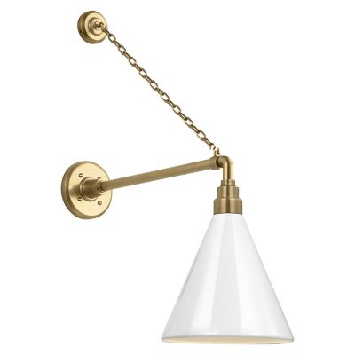 Academy Anchored Conical Savannah Outdoor Wall Sconce