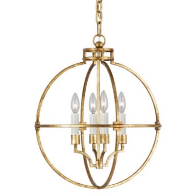 Lexie Globe Pendant (Gilded Iron|18 In) - OPEN BOX