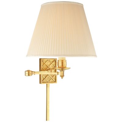 Gene Swing Arm Wall Sconce (Natural Brass) - OPEN BOX