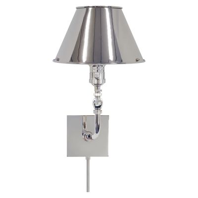 Swivel Head Wall Sconce (Polished Nickel) - OPEN BOX