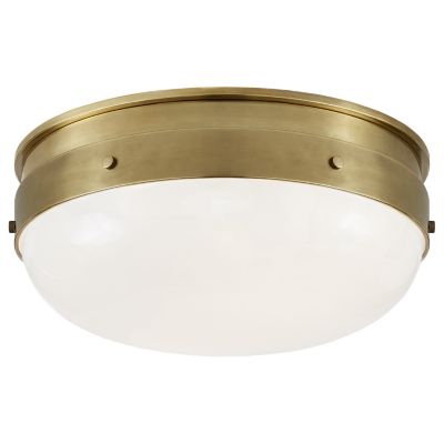 Hicks Dome Flushmount (Hand-Rubbed Antique Brass) - OPEN BOX