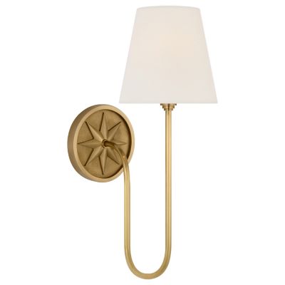 Polaris Tail Wall Sconce (Antique-Burnished Brass)-OPEN BOX