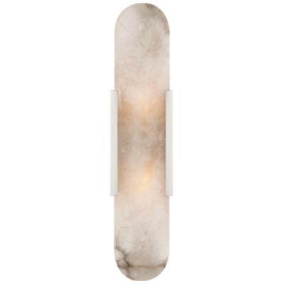 Melange Elongated Wall Sconce (Polished Nickel|Med)-OPEN BOX