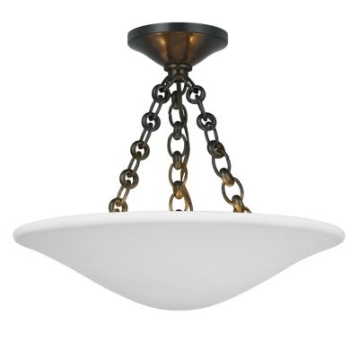 Mollino Semi-Flushmount (Bronze|Small) - OPEN BOX