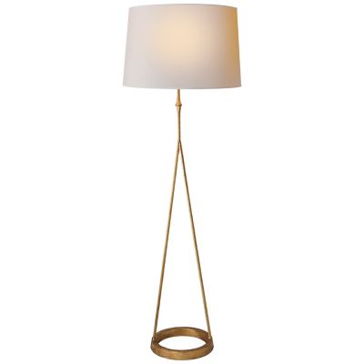 Dauphine Floor Lamp (Gilded Iron|Linen) - OPEN BOX