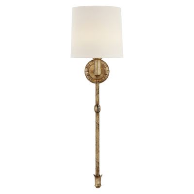 Michel Tail Wall Sconce (Linen|Gild) - OPEN BOX