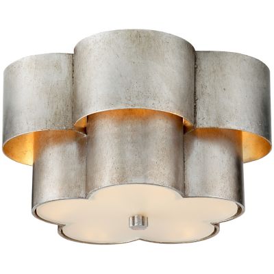 Arabelle Flushmount (Burnished Silver Leaf|Small) - OPEN BOX
