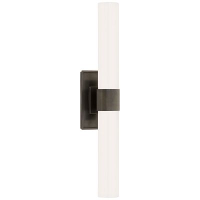 Presidio Petite Wall Sconce (White Glass|Bronze) - OPEN BOX
