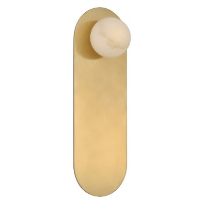 Pertica Wall Sconce (Mirrored Antique Brass|Large)-OPEN BOX