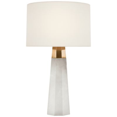 Olsen Cordless Accent Lamp (Alabaster with Brass) - OPEN BOX