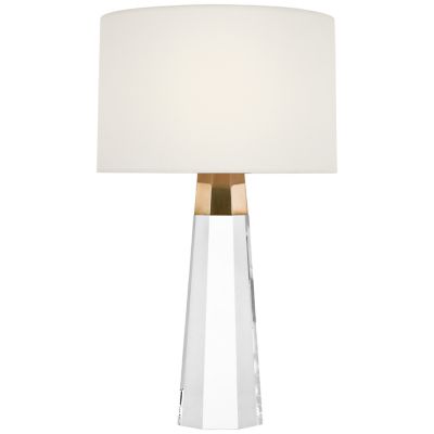 Olsen Cordless Accent Lamp (Crystal and Brass) - OPEN BOX