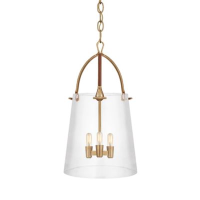 Julian Pendant (Natural Brass w/Saddle Leather|Med)-OPEN BOX