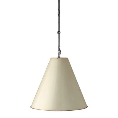 Goodman Pendant(White with Brass Interior|Bronze|S)-OPEN BOX