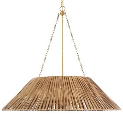 Corinne Wrapped Pendant (Brass with Natural|Med) - OPEN BOX