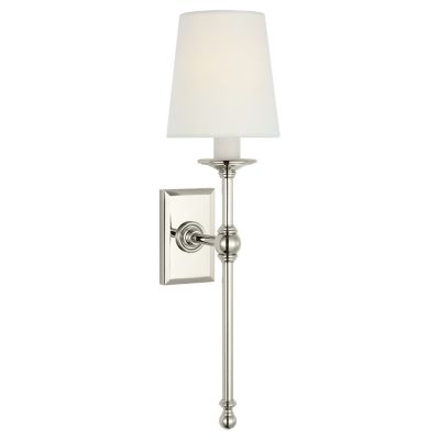 Classic Tail Wall Sconce (Polished Nickel|Medium) - OPEN BOX