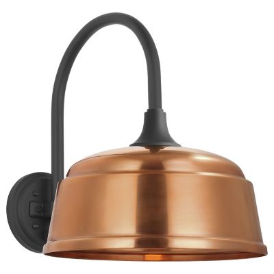 Academy Arched 14 Inch Rockhouse Outdoor Wall Sconce