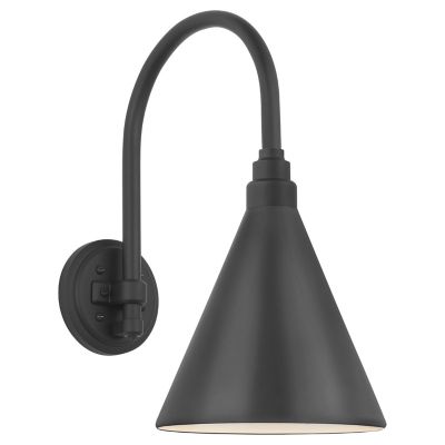 Academy Arched 15 Inch Conical Savannah Outdoor Wall Sconce