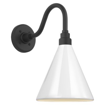 Academy Arched 15 Inch Conical Savannah Outdoor Wall Sconce