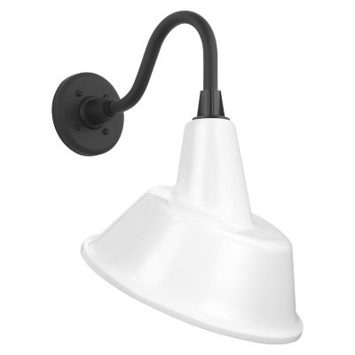 Academy Outdoor Flynn Gooseneck Barn Bowers Wall Sconce