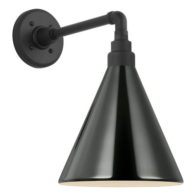 Academy Outdoor Mack 11 In Barn Savannah Conical Wall Sconce