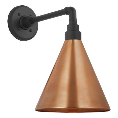 Academy Outdoor Mack 11 In Barn Savannah Conical Wall Sconce