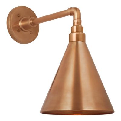 Academy Outdoor Mack 11 In Barn Savannah Conical Wall Sconce