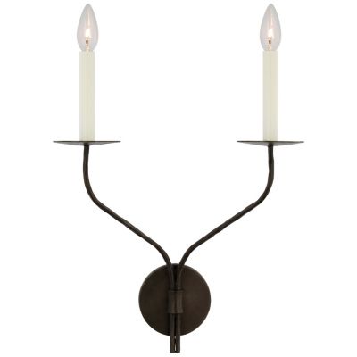 Belfair Double Wall Sconce (Aged Iron) - OPEN BOX