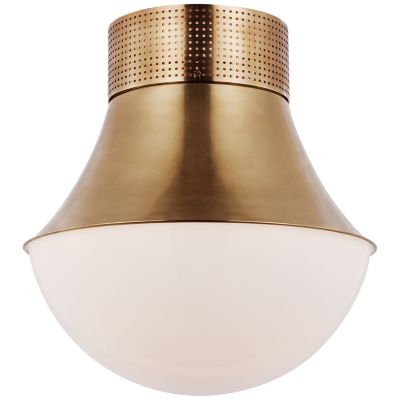 Precision LED Flushmount (Antique-Burnished Brass)-OPEN BOX