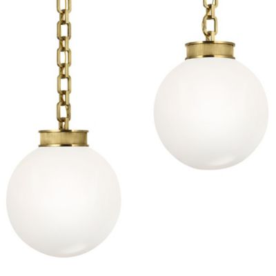 Bellamy 2-Light Statement Chain Globe Pendant