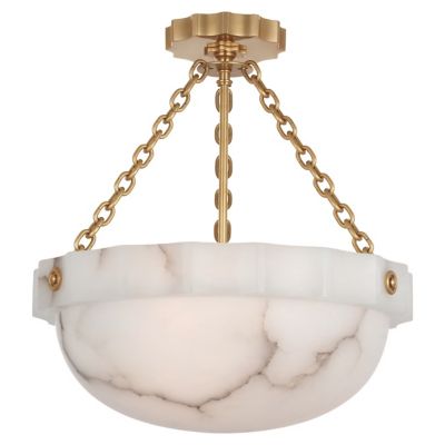Fluted Semi-Flushmount
