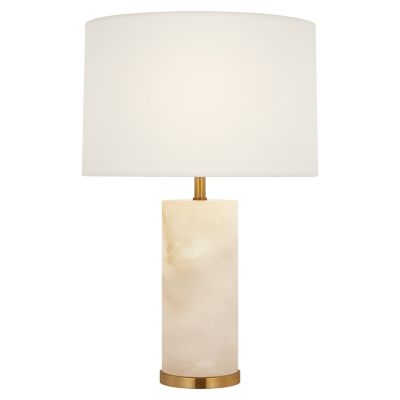 Lineham Cordless Accent Lamp (Alabaster w/ Brass|S)-OPEN BOX