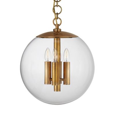 Turenne Medium Globe Pendant (Antique Brass) - OPEN BOX