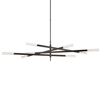 Rousseau Grande Chandelier (Bronze|Glass|8 light) - OPEN BOX