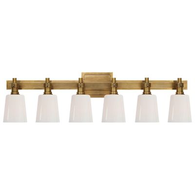 Bryant Bath Bar (Hand-Rubbed Antique Brass|6 Light)-OPEN BOX