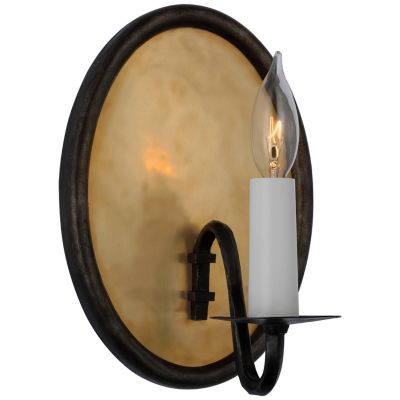 Ancram Single Wall Sconce (Brass with Aged Iron) - OPEN BOX