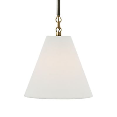 Goodman Mini Pendant (Linen|Bronze/Antique Brass) - OPEN BOX