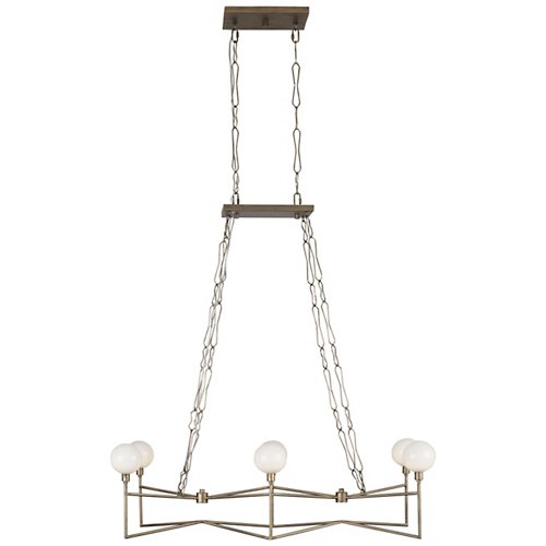 Bodie Linear Suspension with Opal White Glass