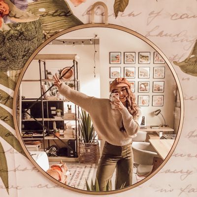 Round Stopwatch Mirror by Varaluz at