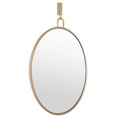 Stopwatch Oval Powder Room Mirror by Varaluz at