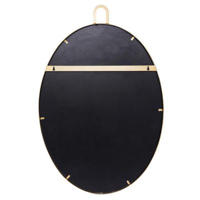 Stopwatch Oval Powder Room Mirror by Varaluz at