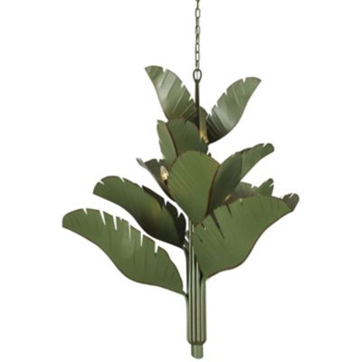 Banana Leaf Chandelier