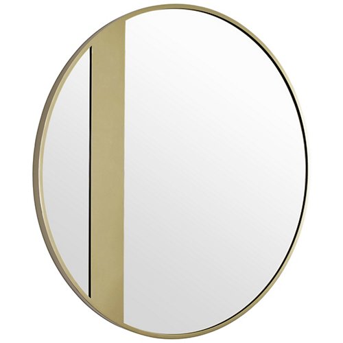 Cadet 30-In. Round Accent Mirror (Gold) - OPEN BOX RETURN