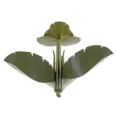 Banana Leaf Semi-Flushmount